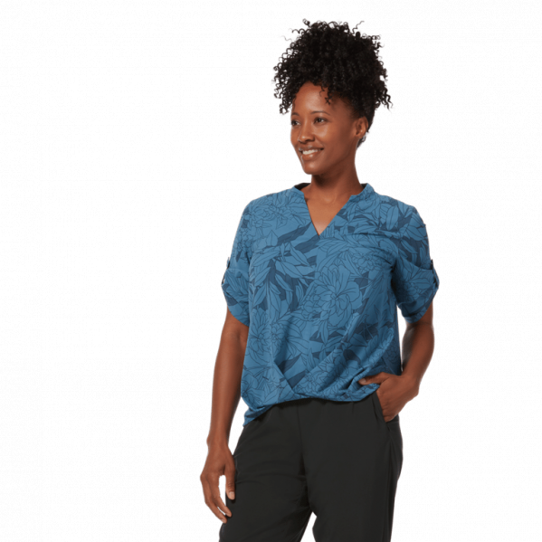 ROYAL ROBBINS Koszula damska SPOTLESS TRAVELER SS Stellar Rio Floral PT