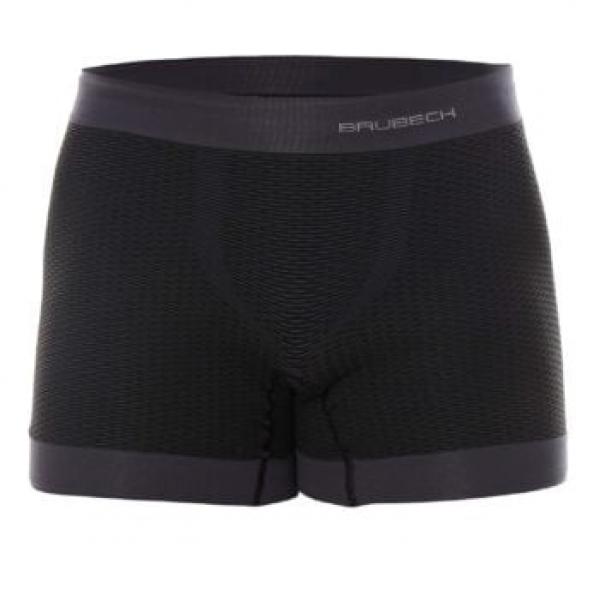 BRUBECK Bokserki Base Layer grafitowy-L