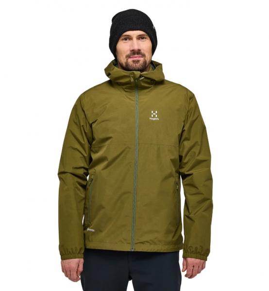 HAGLOFS Kurtka przeciwdeszczowa męska Kaise GTX Jacket Men olive green-XL
