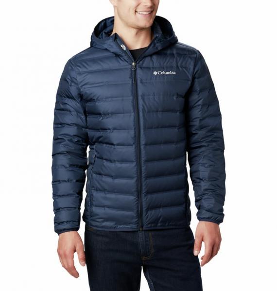 COLUMBIA Kurtka puchowa męska Lake 22 Down Hooded Jacket collegiate navy-XL