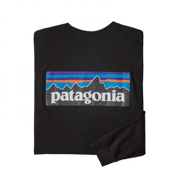 PATAGONIA Koszulka męska L/S P-6 LOGO RESPONSIBILI-TEE black-XL