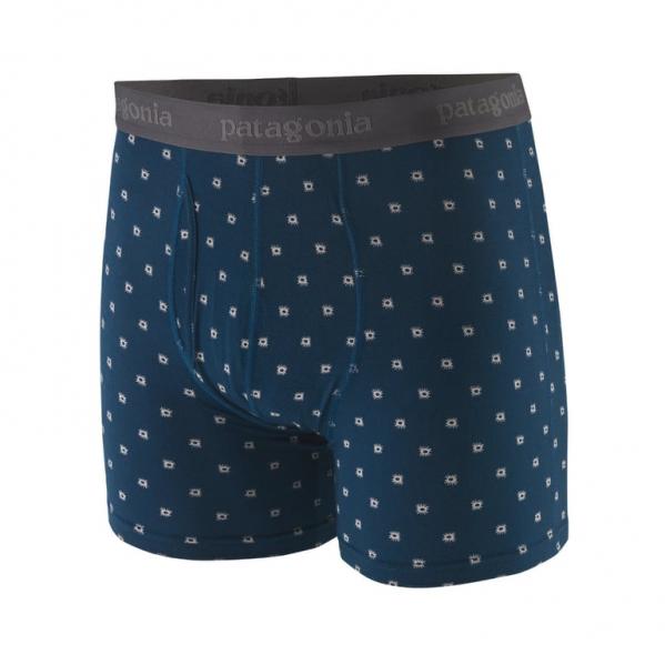 PATAGONIA Bokserki męskie M's Essential Boxer Briefs 3 in. sun beams: lagom blue-XL