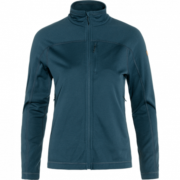 FJALLRAVEN Polar damski ABISKO LITE FLEECE JACKET W Indigo Blue-M