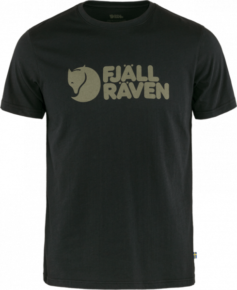 FJALLRAVEN Koszulka męska FJALLRAVEN LOGO T-SHIRT black-S