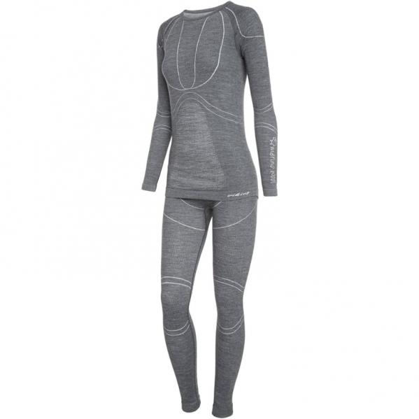 VIKING Bielizna termoaktywna damska LANA PRO MERINO LADY SET 500/22/5757 dark grey-M