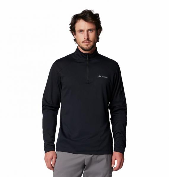 COLUMBIA Bluza męska Columbia Tech Knit 1/4 Zip black-XL