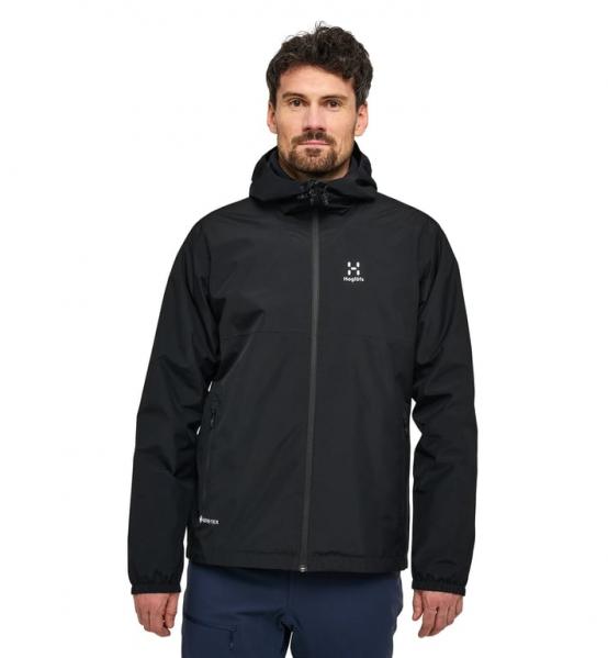 HAGLOFS Kurtka przeciwdeszczowa męska Kaise GTX Jacket Men true black-L