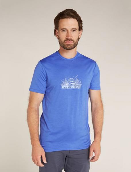 ICEBREAKER Koszulka męska Men Merino 150 Tech Lite III SS Tee IB Grown brilliant-XL