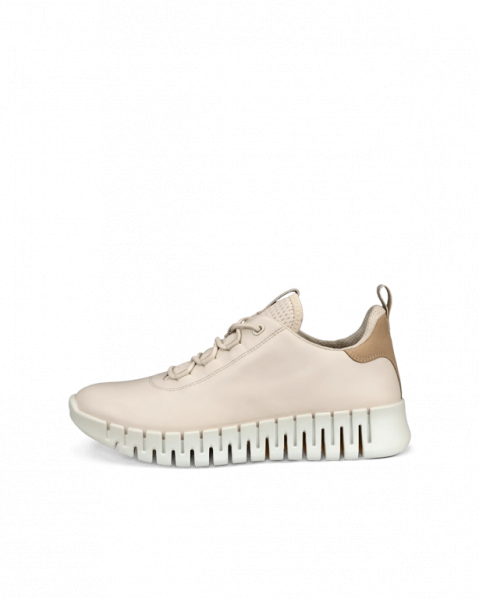 ECCO Buty damskie Gruuv Sneaker Leather limestone/powder-38