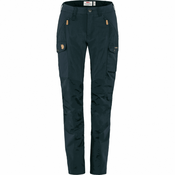 FJALLRAVEN Spodnie damskie Nikka Trousers Curved W dark navy-42