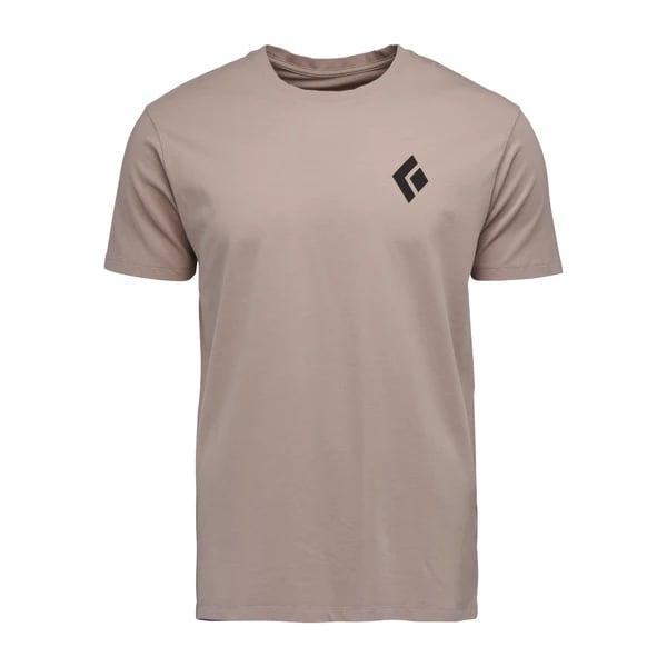 BLACK DIAMOND Koszulka męska M Equipment For Alpinist SS Tee pale mauve-L