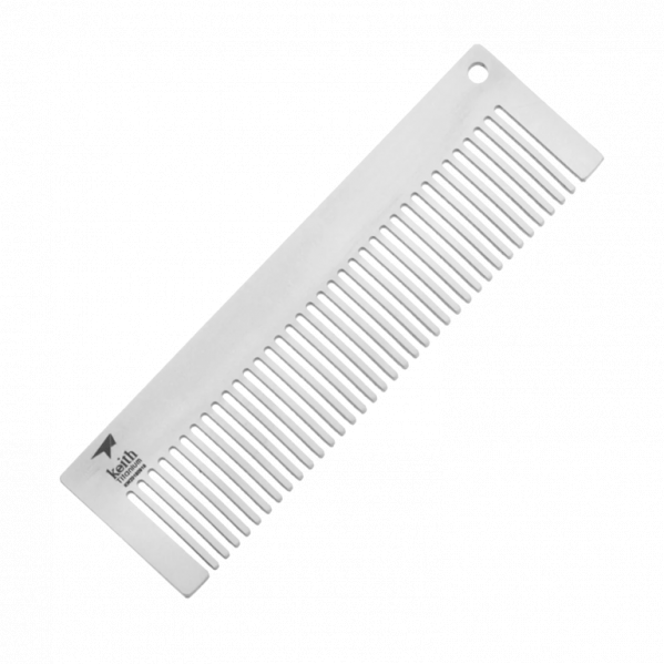 KEITH Grzebień tytanowy Pocket Comb
