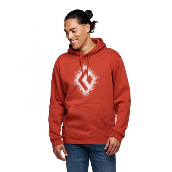 BLACK DIAMOND Bluza męska M Chalked Up 2.0 Hoody burnt sienna-M
