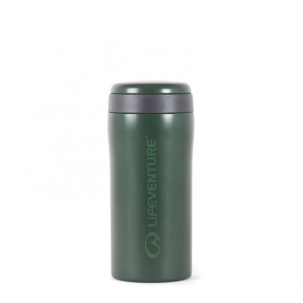 LIFEVENTURE Kubek termiczny Thermal Mug metallic green