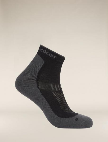 ICEBREAKER Skarpety męskie M Merino Hike+ Light Mini black/obsidian-M