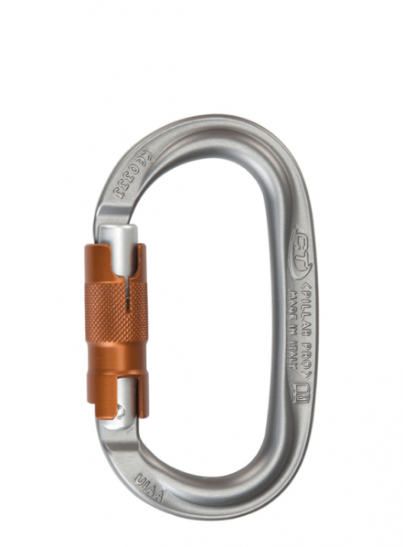 CLIMBING TECHNOLOGY Karabinek PILLAR PRO WG grey
