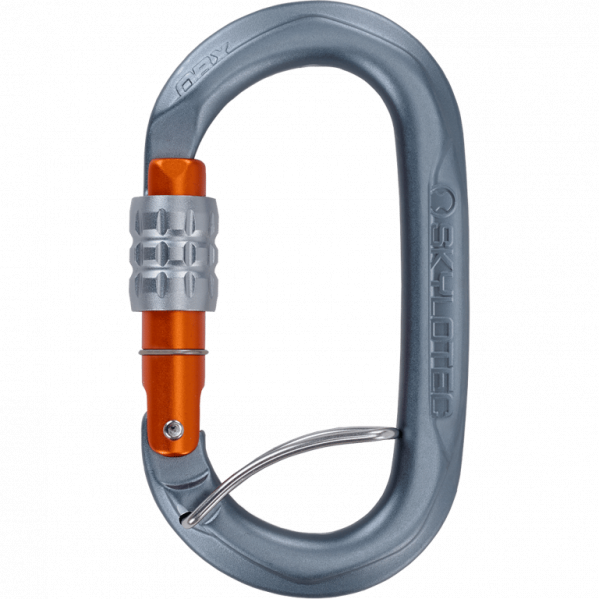 CLIMBING TECHNOLOGY Karabinek Obx SGL grey/orange