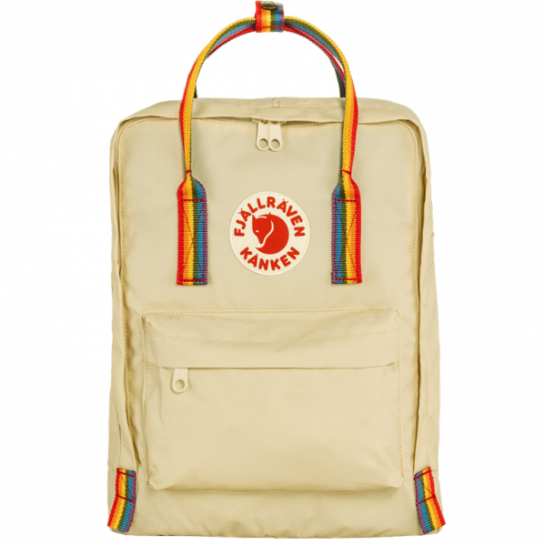 FJALLRAVEN Plecak KANKEN RAINBOW Light Oak-Rainbow Pattern