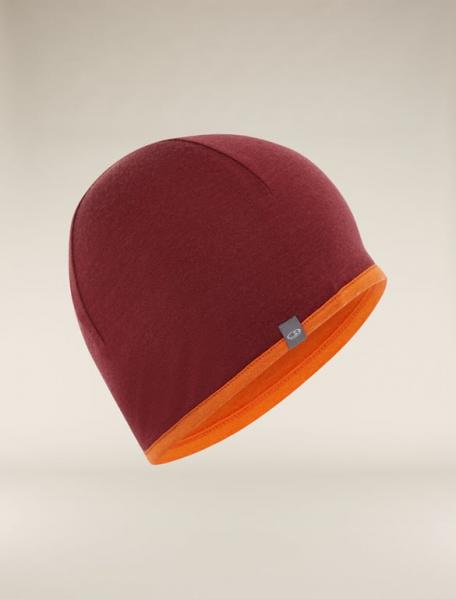 ICEBREAKER Czapka Unisex Pocket Hat port/blaze