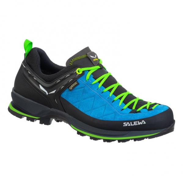 SALEWA Buty męskie MS MTN TRAINER 2 GTX Blue Danube/Fluo Green-45