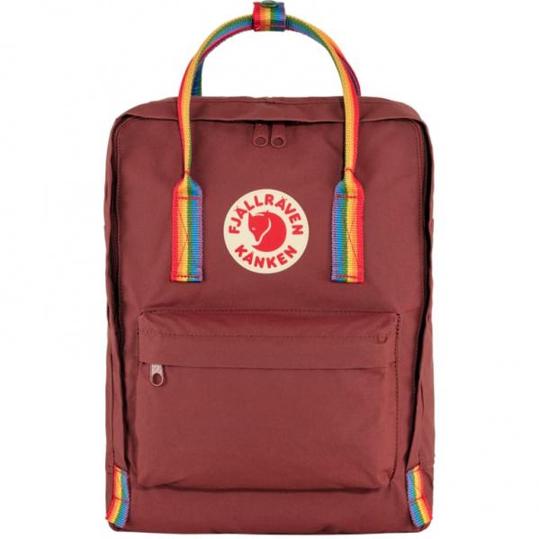 FJALLRAVEN Plecak KANKEN RAINBOW Ox Red-Rainbow Pattern