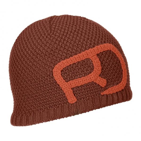 ORTOVOX Czapka merino męska ROCK'N'WOOL BEANIE clay orange