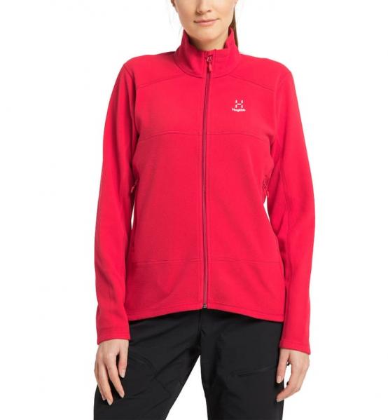 HAGLOFS Bluza damska BUTEO MID JACKET WOMEN Scarlet Red-S