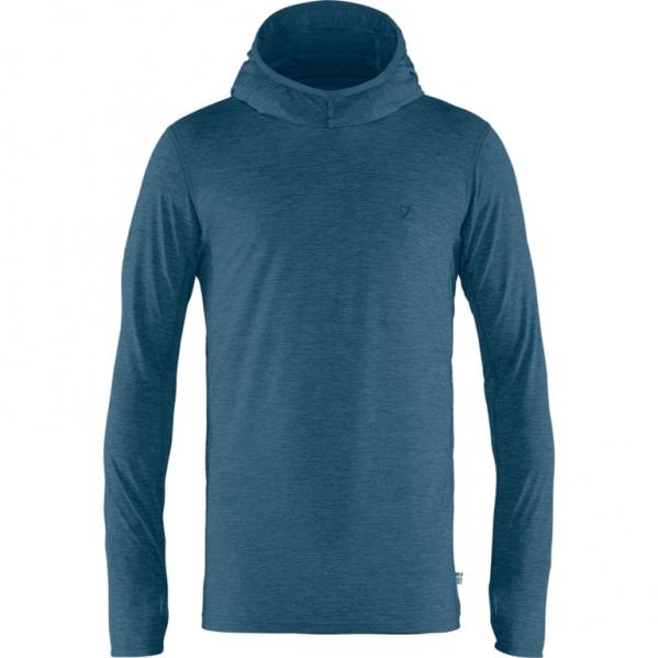 FJALLRAVEN Bluza męska Abisko Sun-hoodie M indigo blue-M
