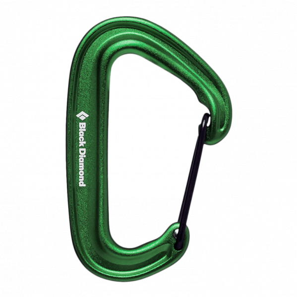 BLACK DIAMOND Karabinek Miniwire Carabiner green