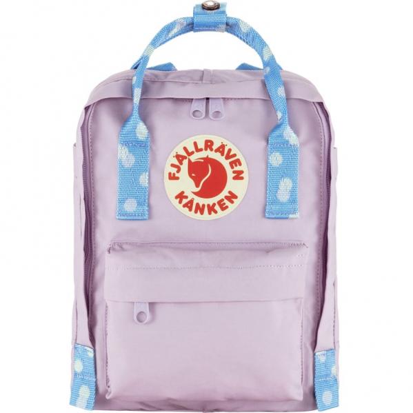 FJALLRAVEN Plecak miejski Kanken Mini pastel lavender-confetti pattern