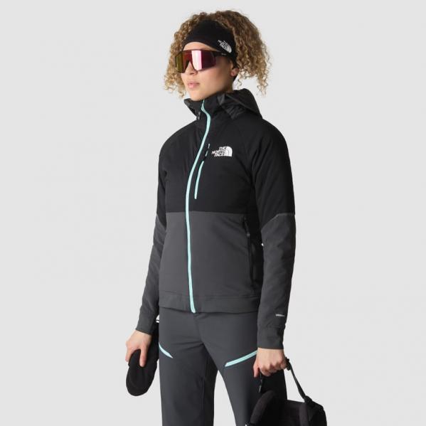 THE NORTH FACE Kurtka damska W Dawn Turn Hybrid Ventrix Hoodie asphalt grey/tnf black/asphalt grey-S