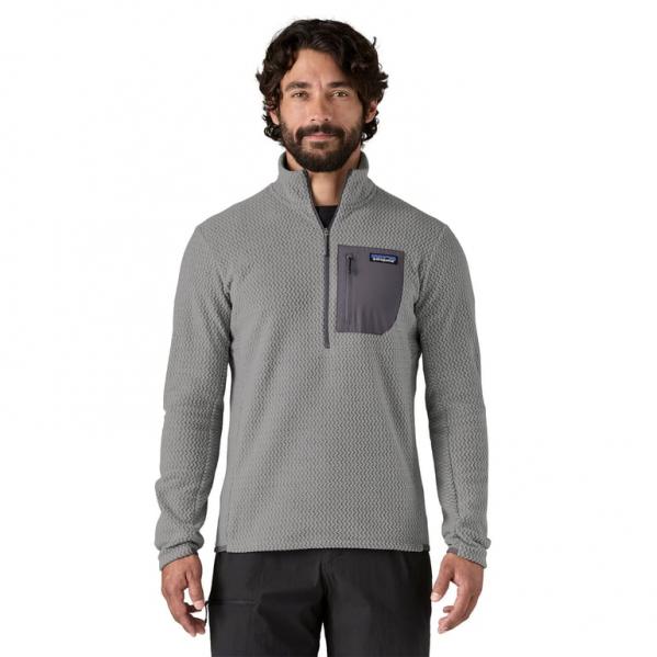 PATAGONIA Bluza męska M's R1 Air Zip Neck forever grey-S