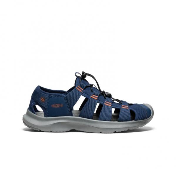 KEEN Sandały męskie Seanik H2 naval academy/gold flame-41