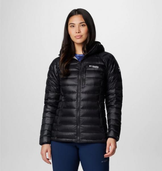 COLUMBIA Kurtka puchowa damska Arctic Crest Down Hooded Jacket black-M