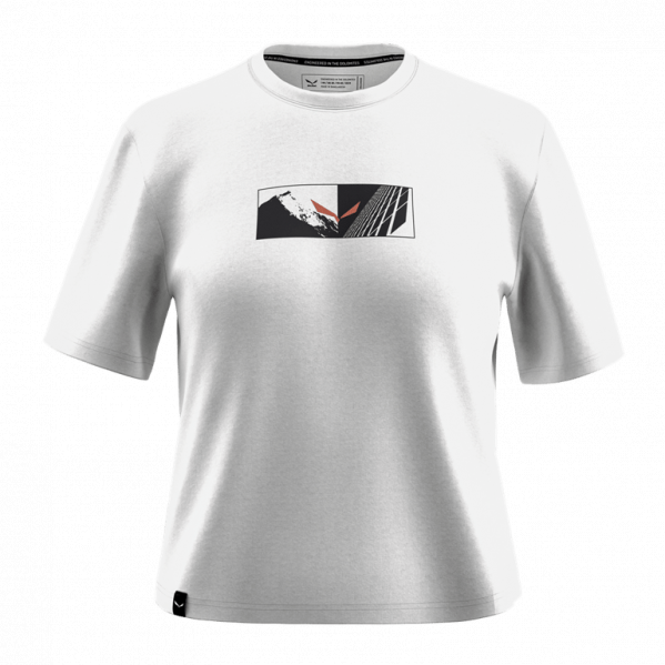 SALEWA Koszulka damska Eagle Hybrid Loose T-Shirt W optical white-M