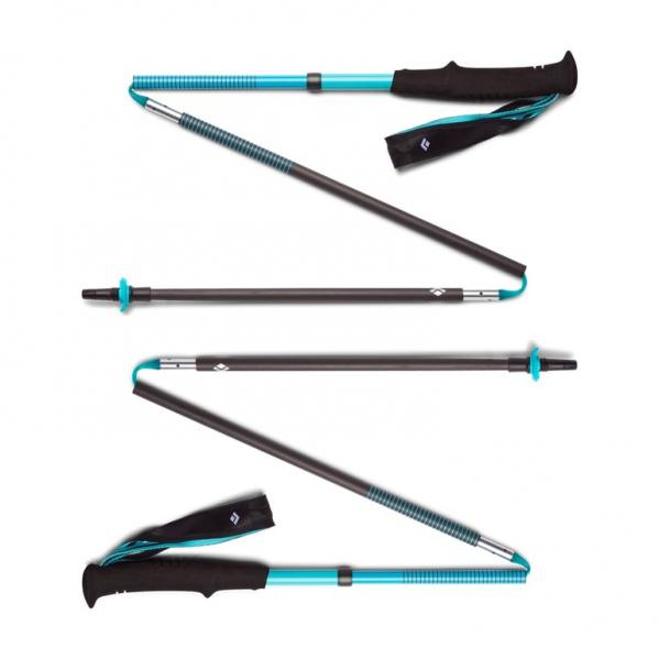 BLACK DIAMOND Kije trekkingowe damskie DISTANCE CARBON Z POLES dark patina-115cm