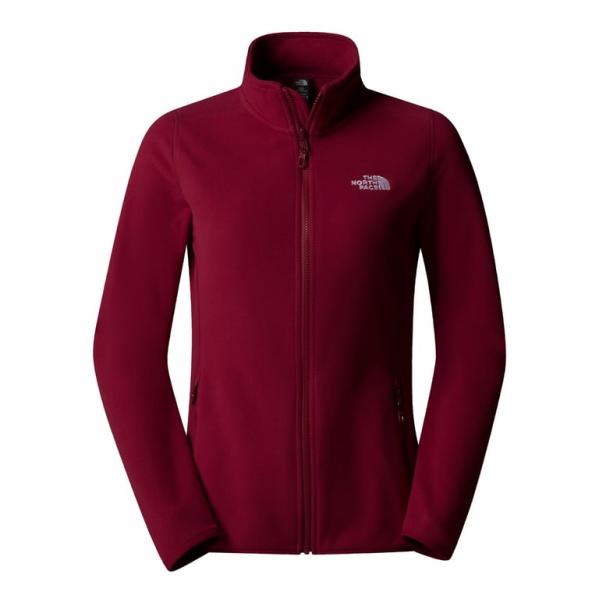 THE NORTH FACE Polar damski W 100 Glacier Full Zip beetroot-S