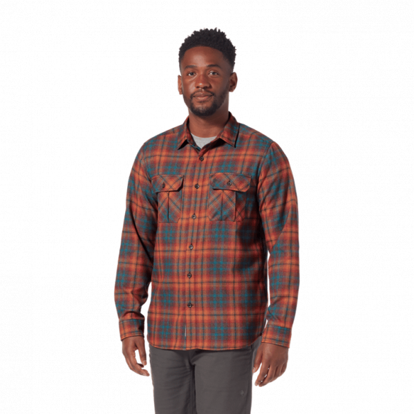 ROYAL ROBBINS Koszula męska LOST COAST FLANNEL PLAID L/S Java Rockport Pld-XL