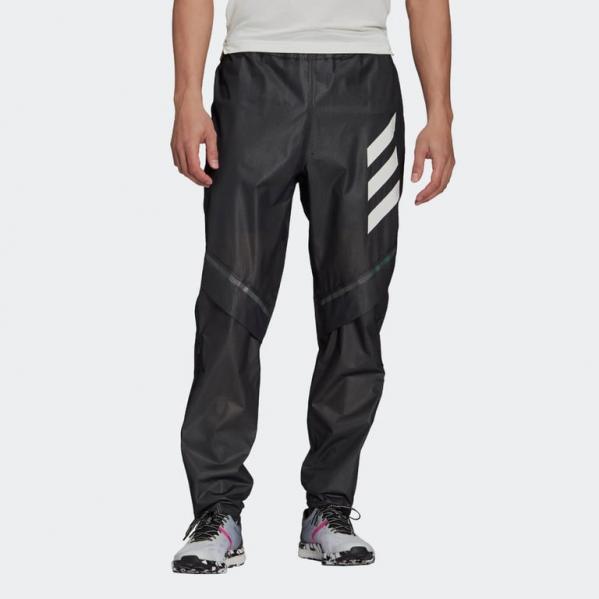 ADIDAS Spodnie męskie TERREX AGRAVIC TRAIL RUNNING RAIN PANTS black/black-XS