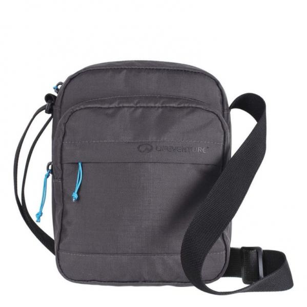 LIFEVENTURE Saszetka RFID SHOULDER BAG grey recycled