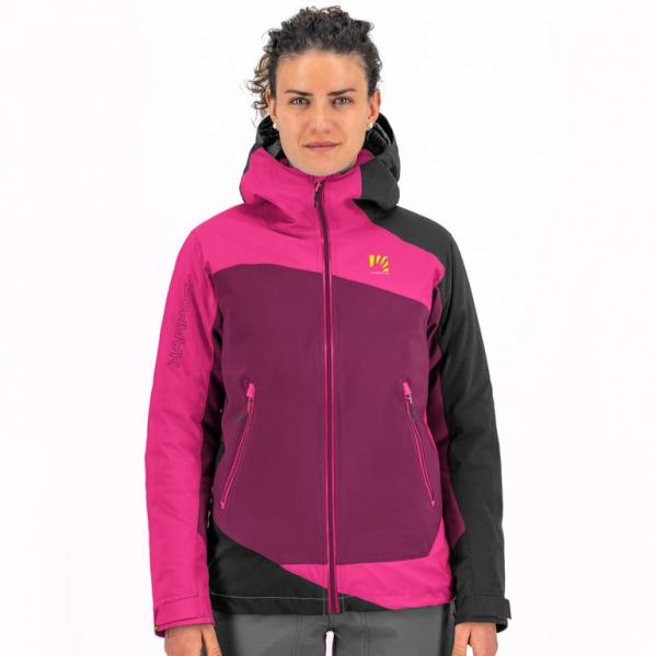 KARPOS Kurtka damska MARMOLADA W JACKET raspberry r/cabaret/black-XS