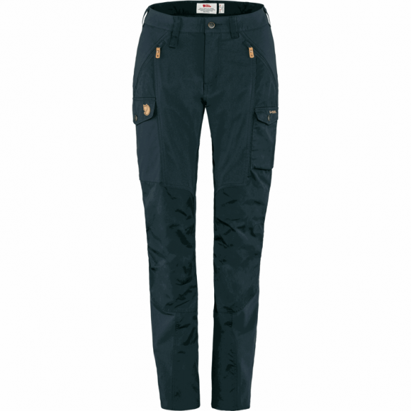 FJALLRAVEN Spodnie damskie Nikka Trousers Curved W dark navy-38