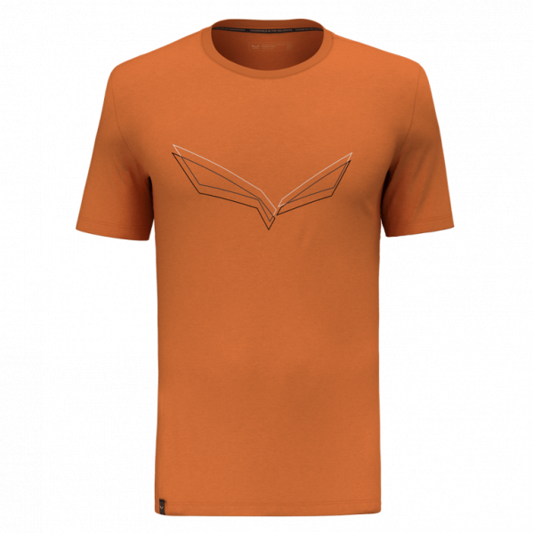 SALEWA Koszulka męska Pure Eagle Frame Dry M T-shirt burnt orange-XL