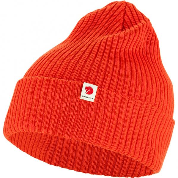 FJALLRAVEN Czapka Fjallraven Rib Hat flame orange