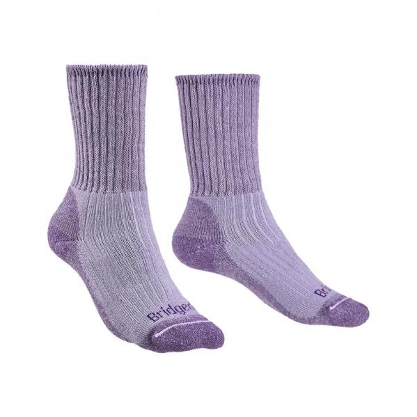 BRIDGEDALE Skarpety damskie HIKE MID MERINO C-S (35-37)-Fioletowy