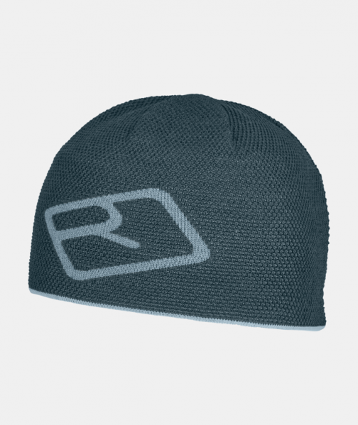 ORTOVOX Czapka Merino Logo Knit Beanie dark arctic grey