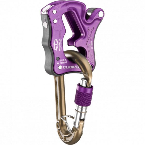 CLIMBING TECHNOLOGY Przyrząd asekuracyjny CLICK UP KIT violet