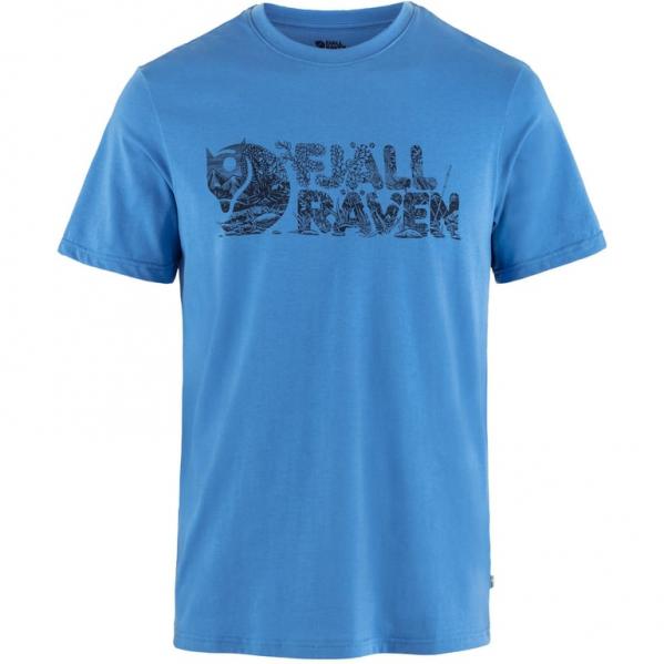 FJALLRAVEN Koszulka męska Lush Logo T-shirt M un blue-XL