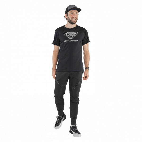 DYNAFIT Koszulka męska Graphic Cotton M S/S Tee black out/3d-XL