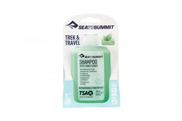 SEA TO SUMMIT Szampon TREK & TRAVEL LIQUID CONDITIONING SHAMPOO 100 ml sea mist green